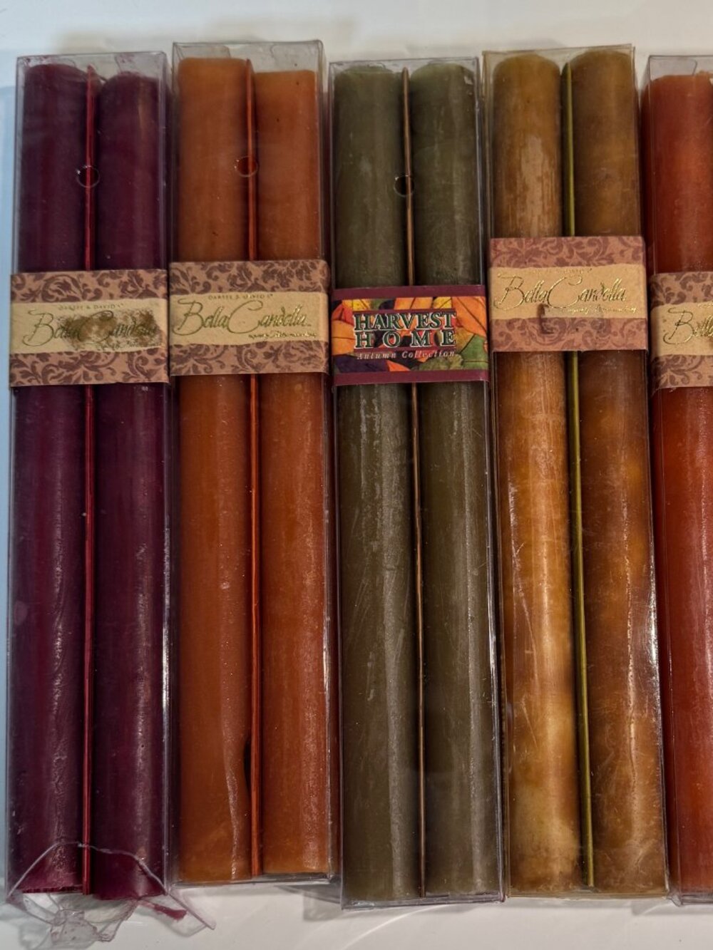 10 new candles 10" long